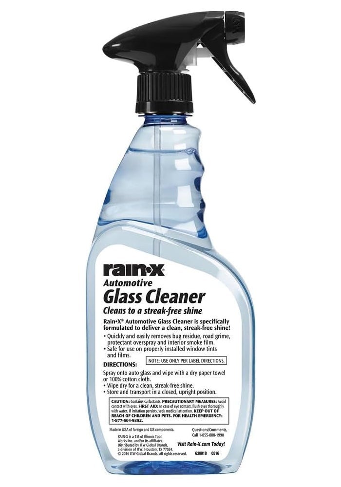 Rain-X RainX RainX 630018 Glass Cleaner Concentrated StreakFree Formula for Car Windows Windshield  Mirrors Removes Bug Residue Road Grime  Smoke Film  23 Fl Oz - Image 4