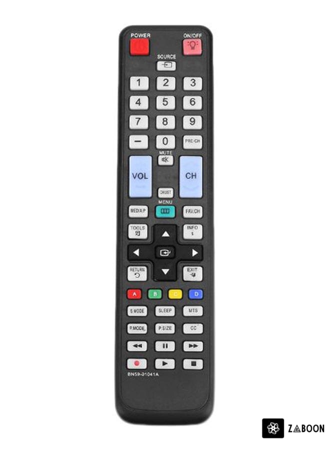 Zaboon Remote Control For Samsung TV LN46C630K1F LN46D610M4F-BN59-01041A Black