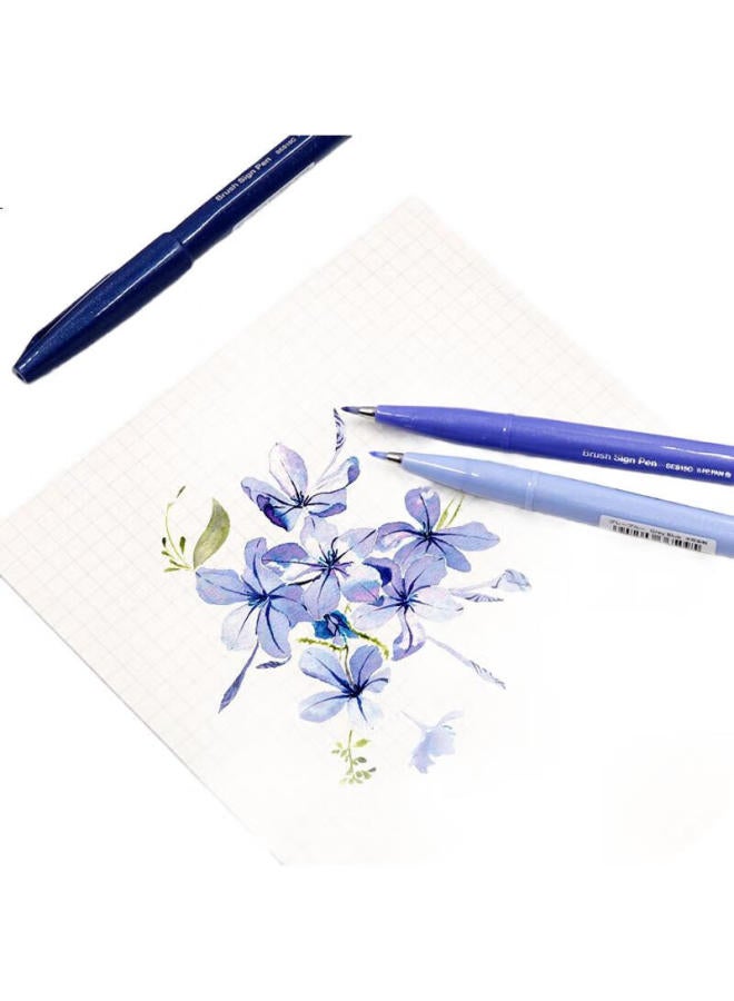 Pentel Ses15C Touch Sign Pen, Winter Night Blue - Image 2