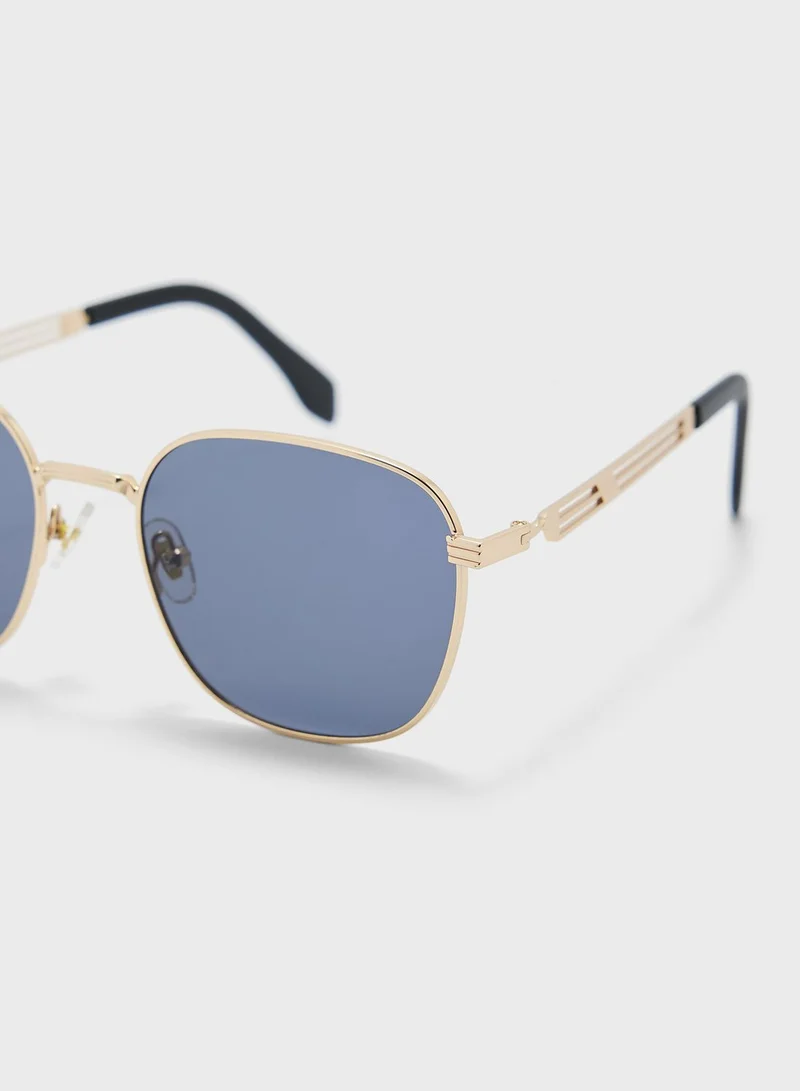 Seventy Five Casual Angular Sunglasses