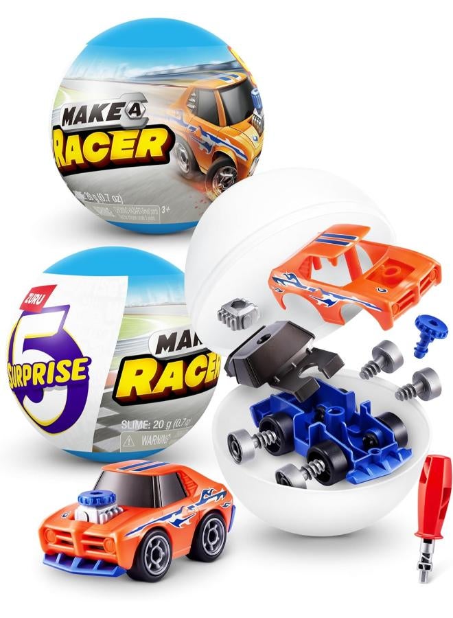 ZURU 5 SURPRISE-MAKE-A-RACER-SERIES 1-CAPSULE 2PK in PVC Tube - Image 4