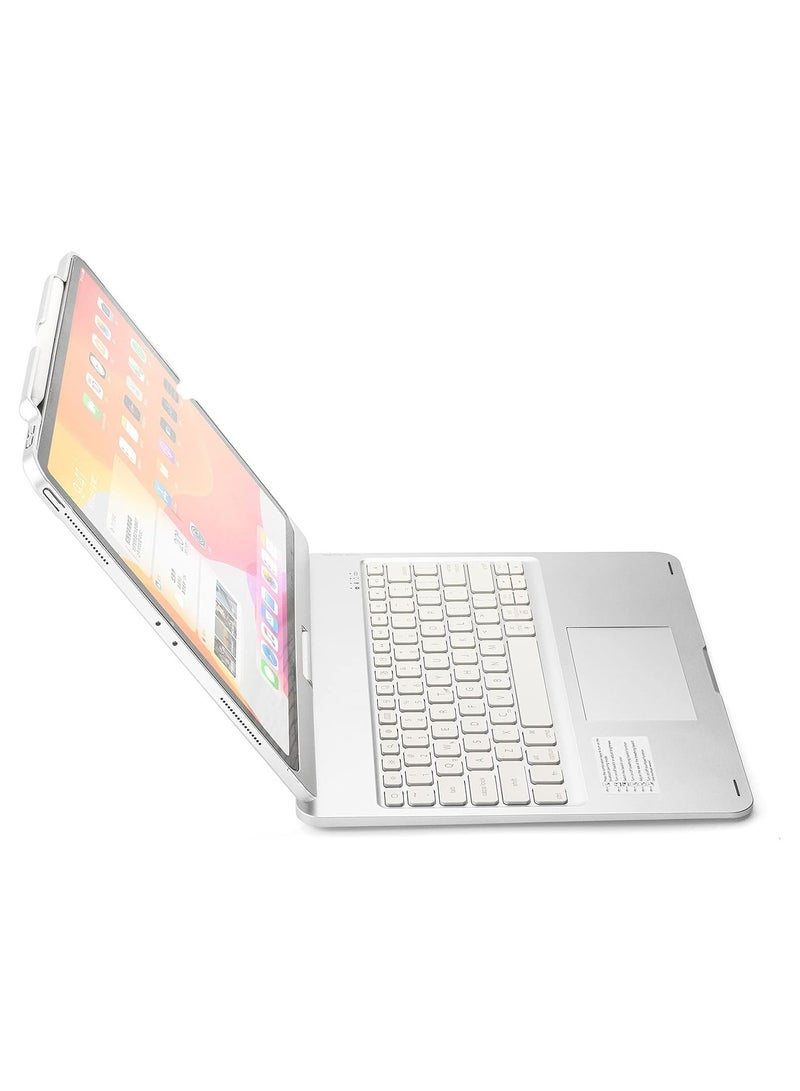 general Rotary Type Magic Smart Bluetooth Keyboard Case Compatible with iPad Air 13 Inch 2024 Model number A2903 A2904 with Trackpad RGB Backlit Keyboard - Image 3