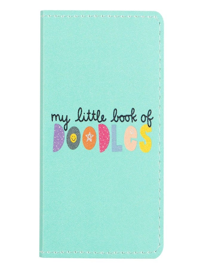 Callie Danielle Little Book of Doodles Journal Notebook, 3x4.5 Inches Journaling Notebooks, Vegan Leather Journal for Drawings, Dreams and Thoughts, Cute Pocket Notebook for Daily Writing - Image 1