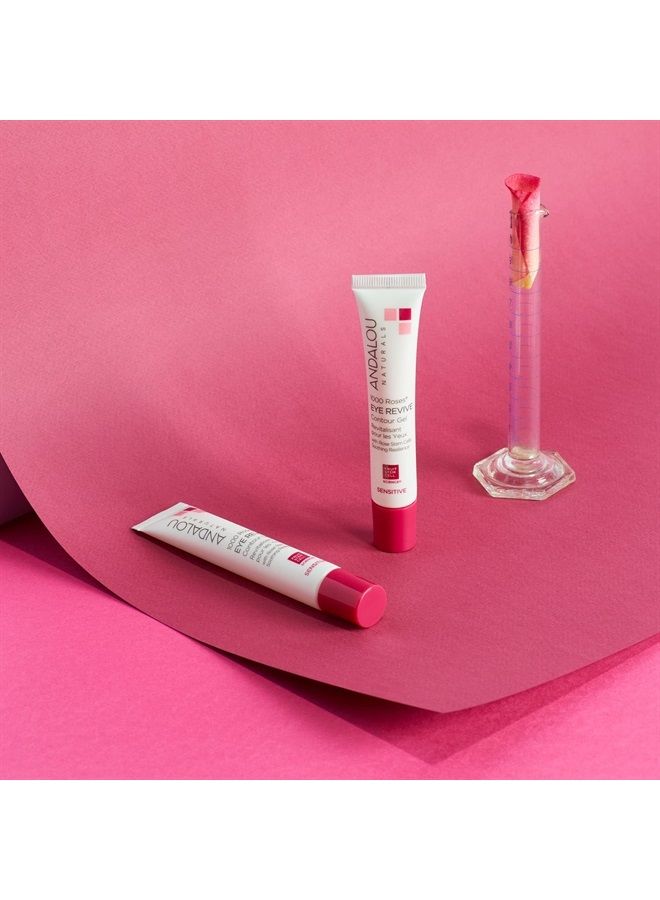 Andalou Naturals جل كونتور العين 1000 وردة، رمان، ورد، 0.6 أونصة سائلة - Image 4