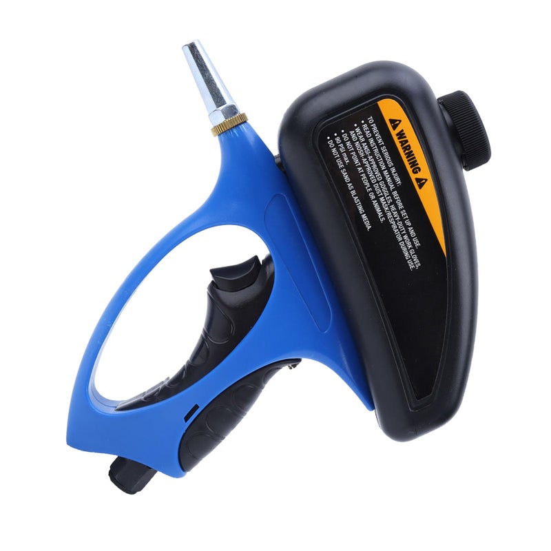 Small Nozzle Pneumatic Sandblaster with Quick Connector and Non Slip Handle - Image 3