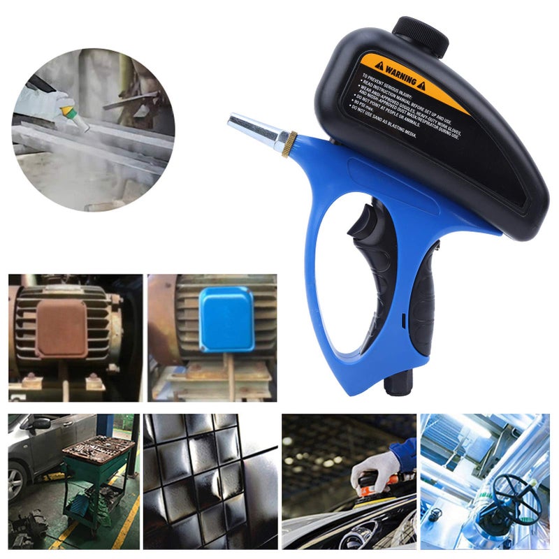 Small Nozzle Pneumatic Sandblaster with Quick Connector and Non Slip Handle - Image 5