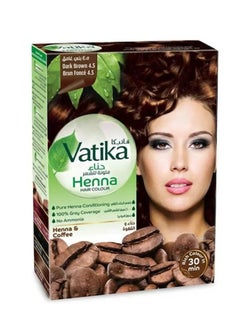 VATIKA Henna Hair Color - Dark Brown 4.5 