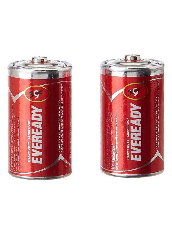 Eveready Everyday Super Heavy Duty 1050 BP2  D  Batteries pack of 2 - Image 3