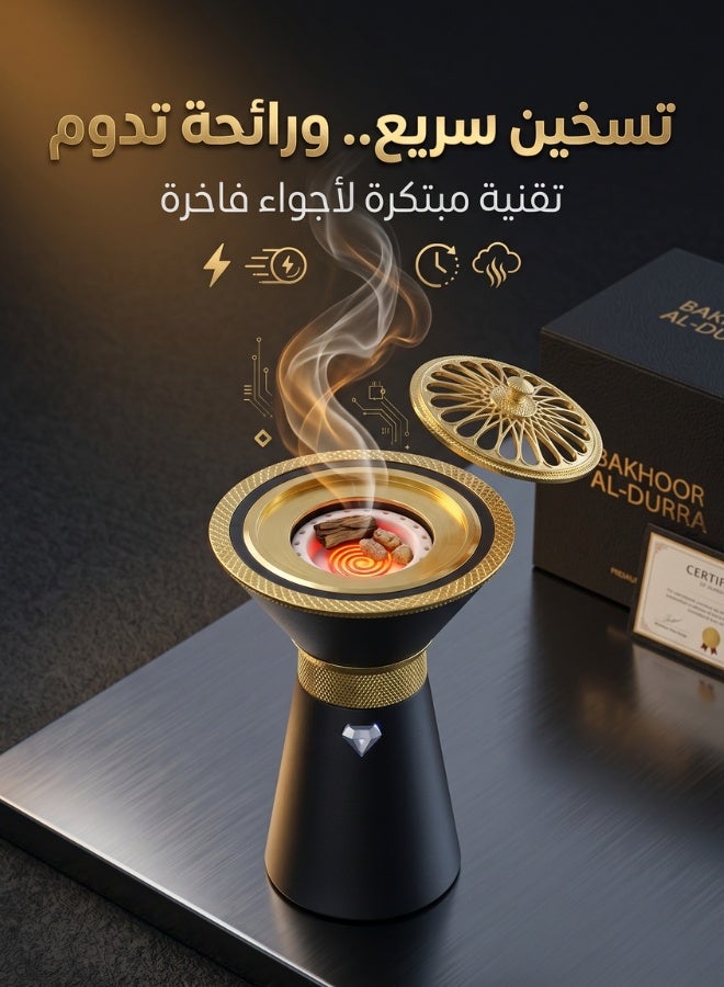 Smart Rechargeable Electric Incense Burner With Fast Heating For Home And Car Use - Image 3