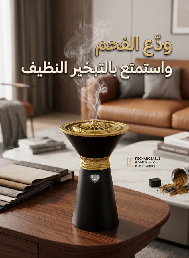 Smart Rechargeable Electric Incense Burner With Fast Heating For Home And Car Use - Image 2