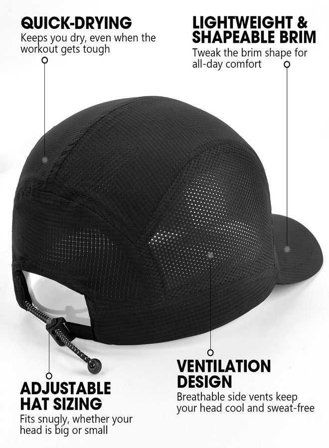 GXCROR Performance Baseball Cap for Men & Women - UPF 50+ Running Hat, Lightweight Quick-Dry Sports Hat for Golf, Hiking, Gym - Image 3