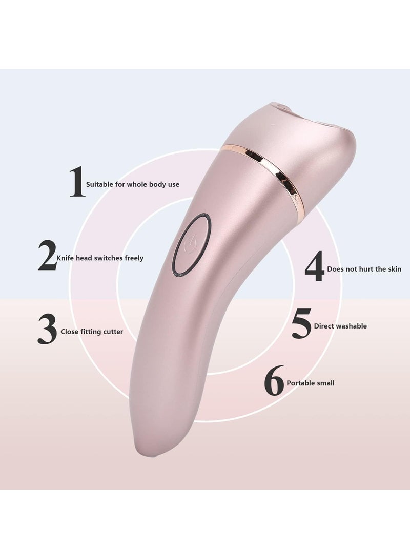 إزالة الشعر للنساء، جهاز إزالة الشعر الكهربائي اللاسلكي للسيدات، مجموعة إزالة الشعر 2 في 1 مع جهاز إزالة الشعر وماكينة الحلاقة، جهاز إزالة الشعر IPX6 المقاوم للماء للوجه والجسم والأطراف - Image 5