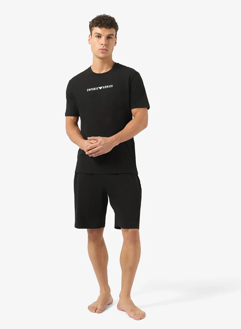 EMPORIO ARMANI  Logo Crew Neck T-Shirt for Men | Best Price UAE