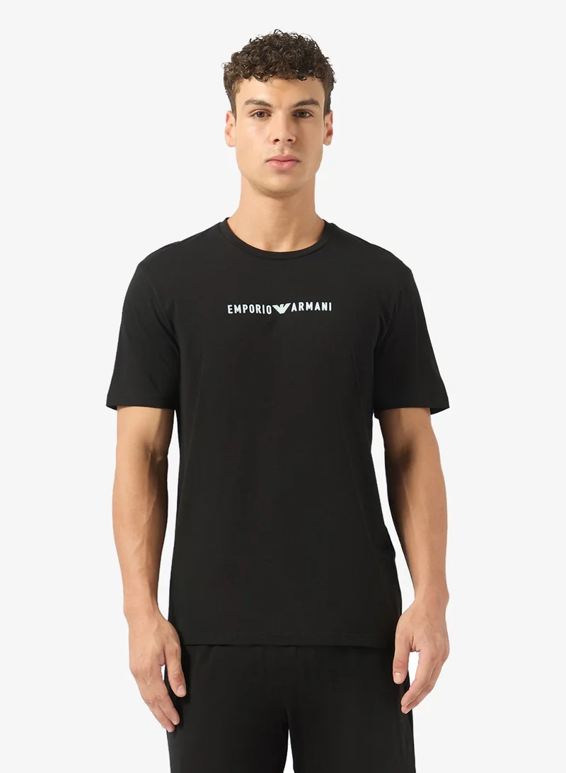 EMPORIO ARMANI  Logo Crew Neck T-Shirt for Men | Best Price UAE