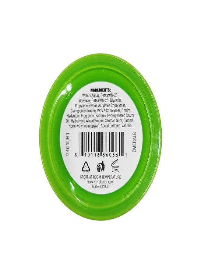 EDGEBOOSTER Edge Booster Style Factor Extra Strength Moisture Rich Pomade | Thick Coarse Hair (Emerald) - Image 2