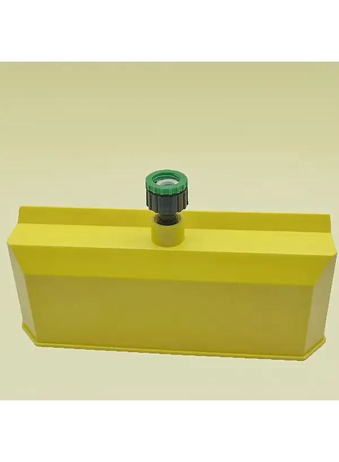 Yellow Paint Roller Cleaner with Ergonomic Handle for Efficient Paint Removal Home Improvement Tool - Image 1