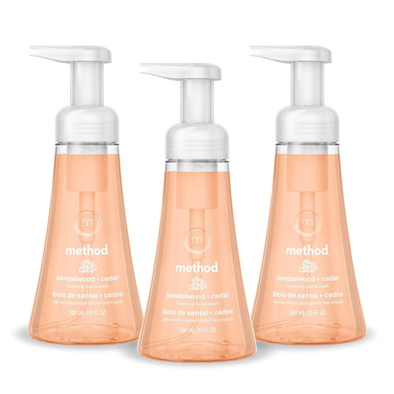 Method Foaming Hand Wash Sandalwood  Cedar 10 fl oz 3 pack