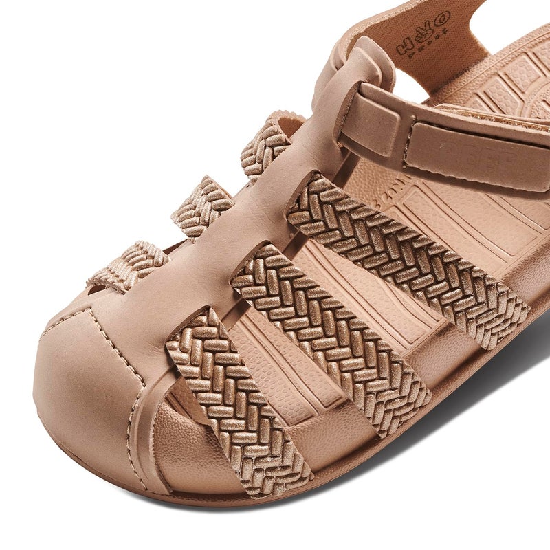 Reef Toddler/Little Kid Water Beachy Fisherman Sandal, Water Friendly, Adjustable Strap, Closed Toe, Golden Hour, 12 - Image 5