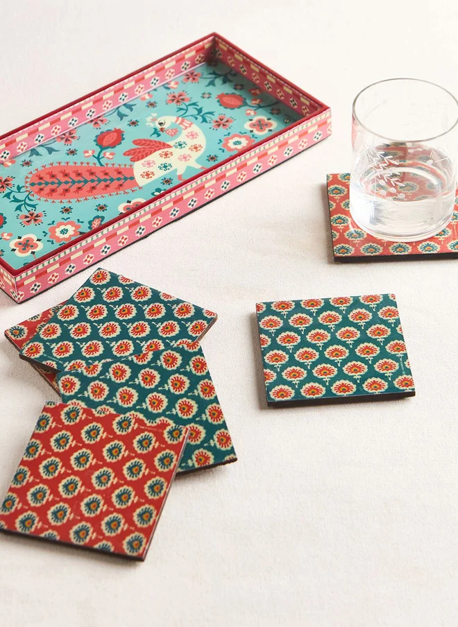 Chumbak  Blooming Buds Serveware Gift Set - Set of 2  | Best Price UAE
