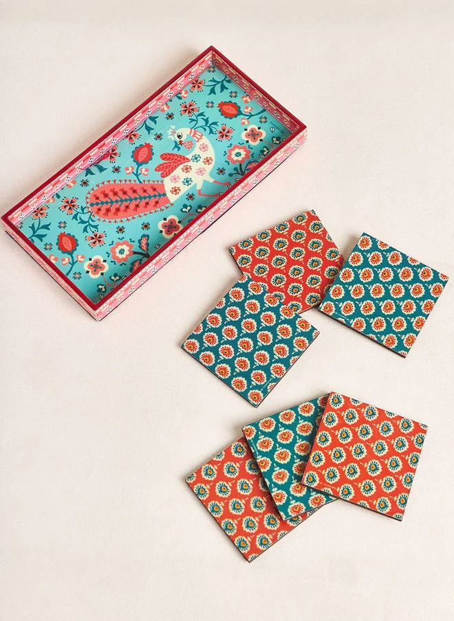 Chumbak Blooming Buds Serveware Gift Set - Set of 2