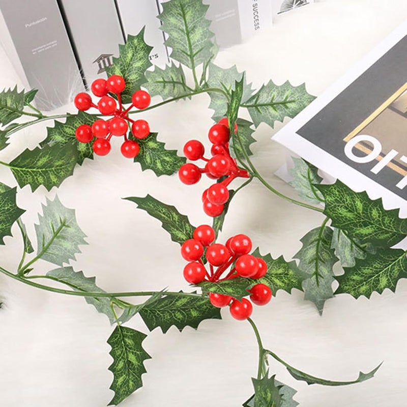 1-Pack 6.56ft Artificial Simulation Flower Rattan Vine – Artificial Hanging Greenery Garland for Home, Wedding & Event Backdrop, No-Shed Silk Leaves, Indoor/Outdoor Decor - Image 5