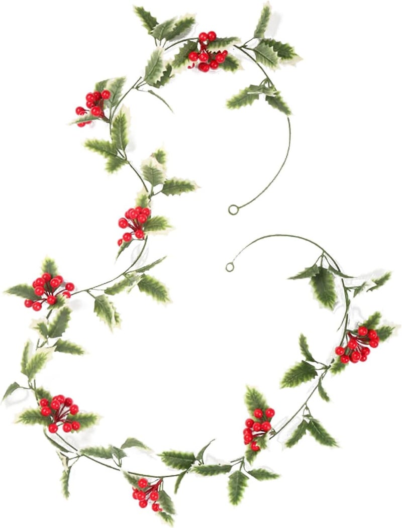 1-Pack 6.56ft Artificial Simulation Flower Rattan Vine – Artificial Hanging Greenery Garland for Home, Wedding & Event Backdrop, No-Shed Silk Leaves, Indoor/Outdoor Decor - Image 1
