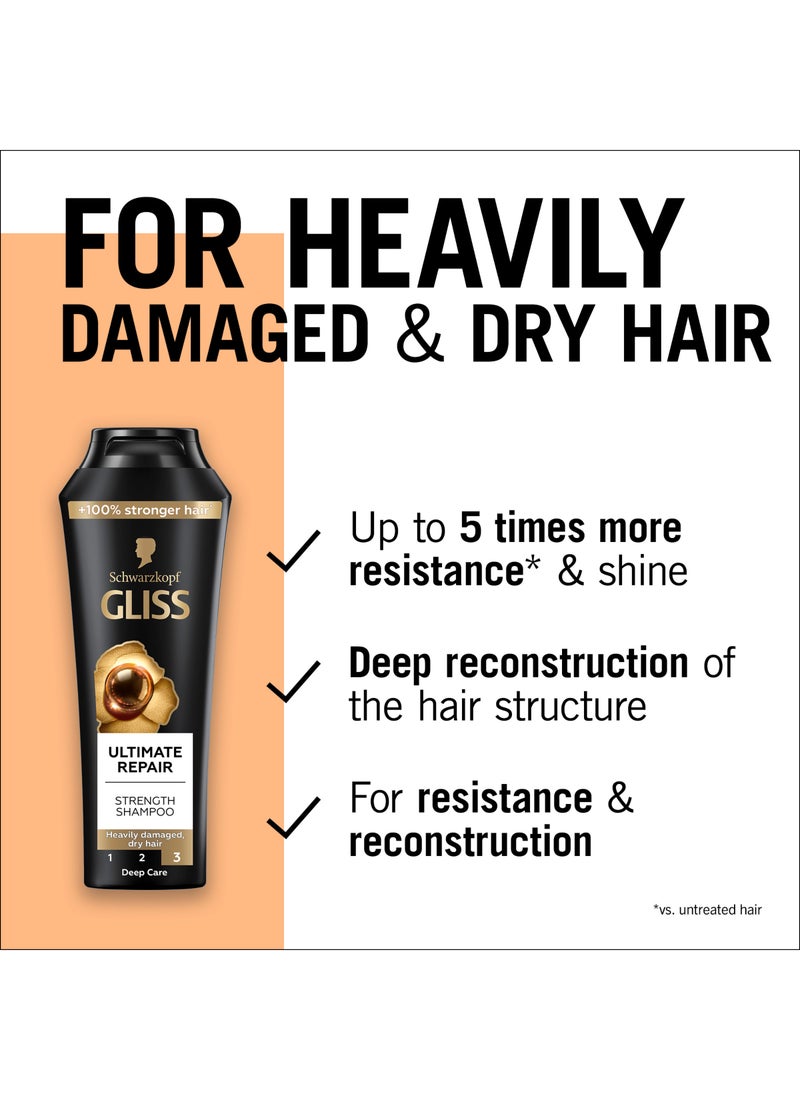 Gliss Ultimate Repair - Strength Shampoo 400ml - Image 4