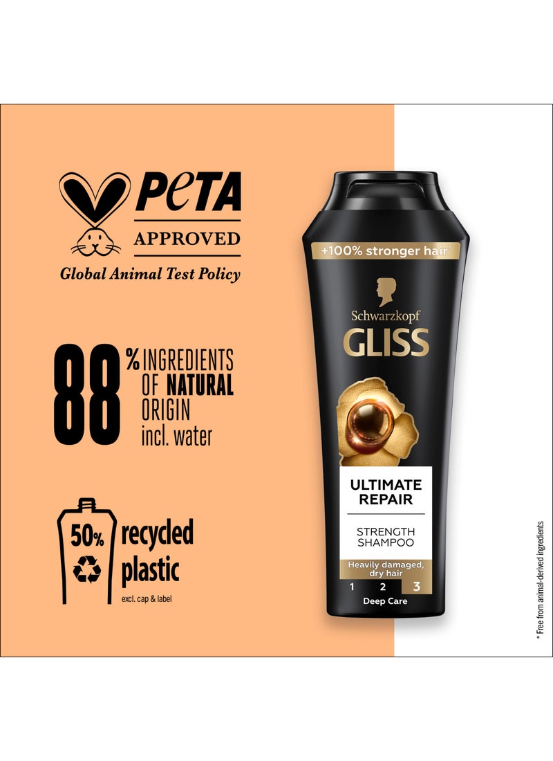 Gliss Ultimate Repair - Strength Shampoo 400ml - Image 5