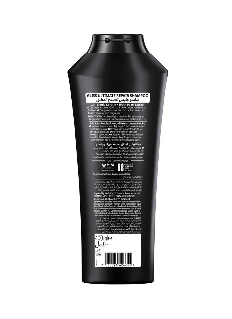 Gliss Ultimate Repair - Strength Shampoo 400ml - Image 2