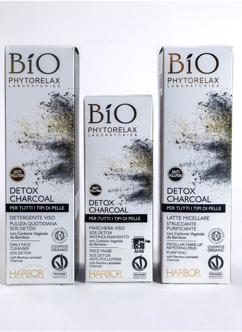 Phytorelax Bamboo Charcoal Detox SOS Mask - Deep Cleansing for Skin, 75 ml  - Image 5