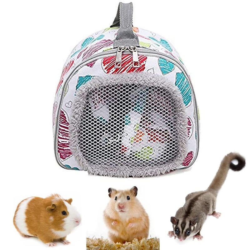 Litewoo Guinea Pig Carrier Soft Portable Breathable Handbag Pouch for Guinea Pig Hamster Rat Chinchilla Sugar Glider Carrying Bag - Image 5