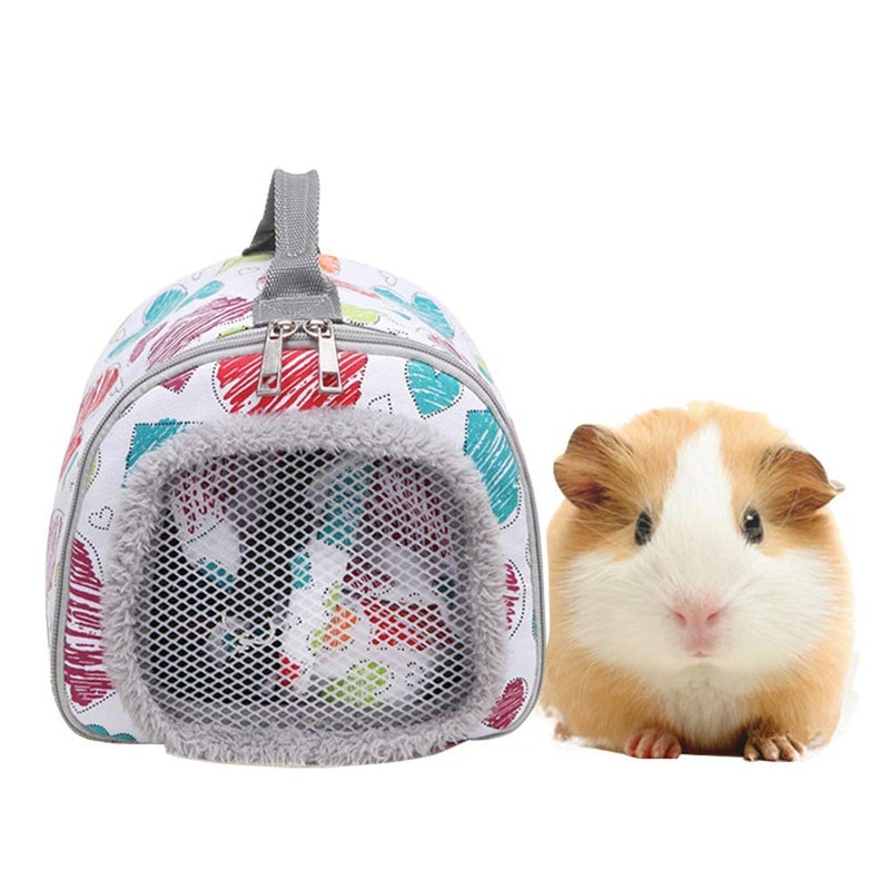 Litewoo Guinea Pig Carrier Soft Portable Breathable Handbag Pouch for Guinea Pig Hamster Rat Chinchilla Sugar Glider Carrying Bag - Image 1