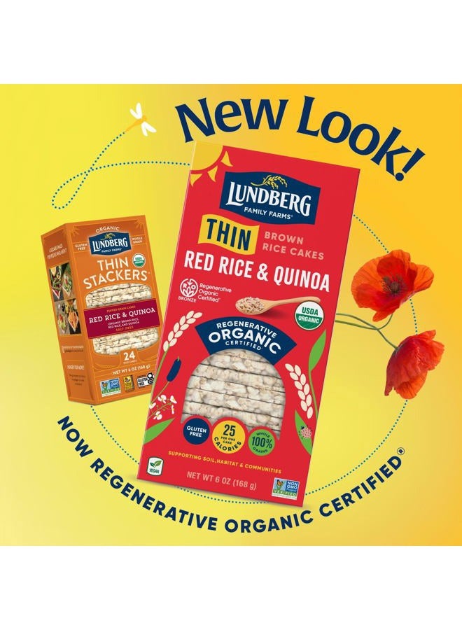 Lundberg Organic Thin Stackers Red Rice & Quinoa 5.9 Oz. 151222 - Image 4
