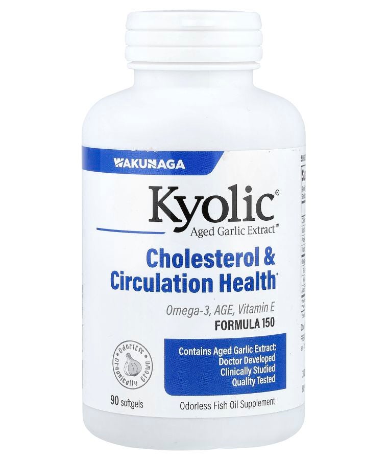 kyolic Aged Garlic Extract™ Cholesterol & Circulation Health 90 Softgels