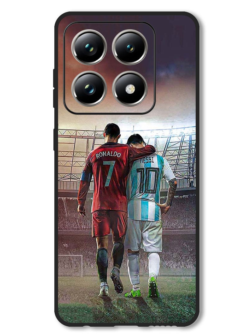 Theodor Case Compatible with Xiaomi 14T Protection Shockproof Bumper Cover Ronaldo Messi - Image 1