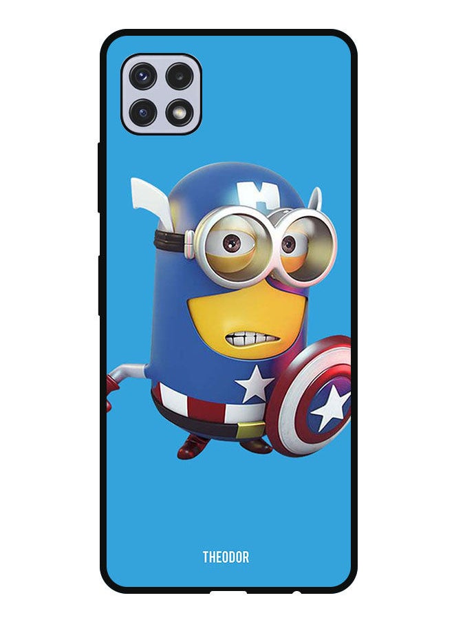 Theodor - Protective Case Cover For Samsung Galaxy A22 5G Captain Minion - Image 1