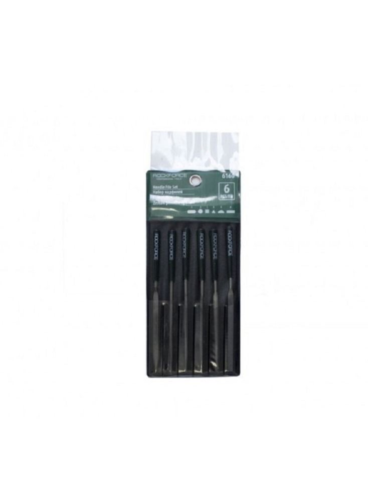 ROCKFORCE ROCKFORCE Multifunction Needle File Set 6 pcs L-140 mm, Ø3 mm in Blister  - Image 1