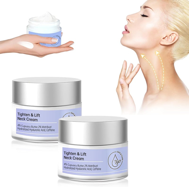 2 Pack Neck CreamNeck Firming Cream Neck Cream Advanced Formula for Firming Sagging Skin AntiAging Neck TreatmentNeck Tightening CreamTightening and Lift Neck CreamTightening Neck Cream