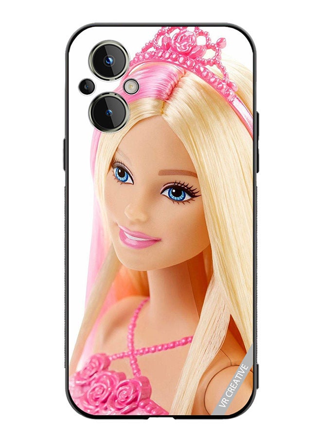VR CREATIVE Protective Case Cover For OnePlus Nord N20 5G Barbie With Hair Design Multicolour - Image 1