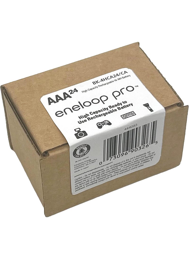 eneloop Eneloop Panasonic BK4HCA24CA pro AAA HighCapacity NiMH PreCharged Rechargeable Batteries 24Battery Pack  - Image 2