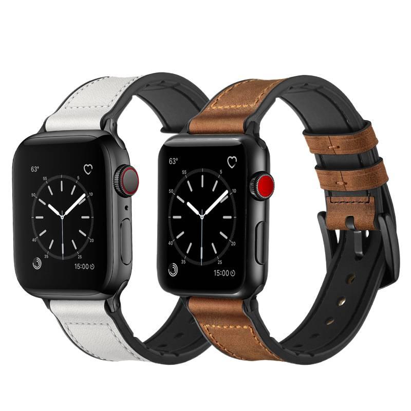 سوار ساعة ذكية سوار رياضي من السيليكون متوافق مع Apple Watch 38/40/41/42/44/45/49mm بملاءمة قابلة للتعديل وحزام بديل باللون برتقالي قابل للتعديل - Image 2