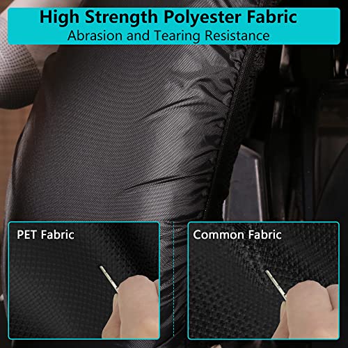 10L0L Golf Cart Seat Dust Cover - Waterproof, Dustproof, Sun-Proof Seat Protector for Yamaha EZGO, Club Car,All-Season Weather Resistant Front & Rear Seats Protection - Image 5