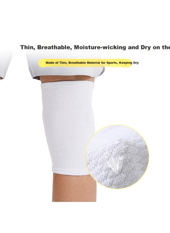 DM D&m Professional Volleyball Knee Pad Sports 6-segmented Padded Protection Kneeling Anti-collision Anti-fall Goalkeeper Black One Piece - Image 2