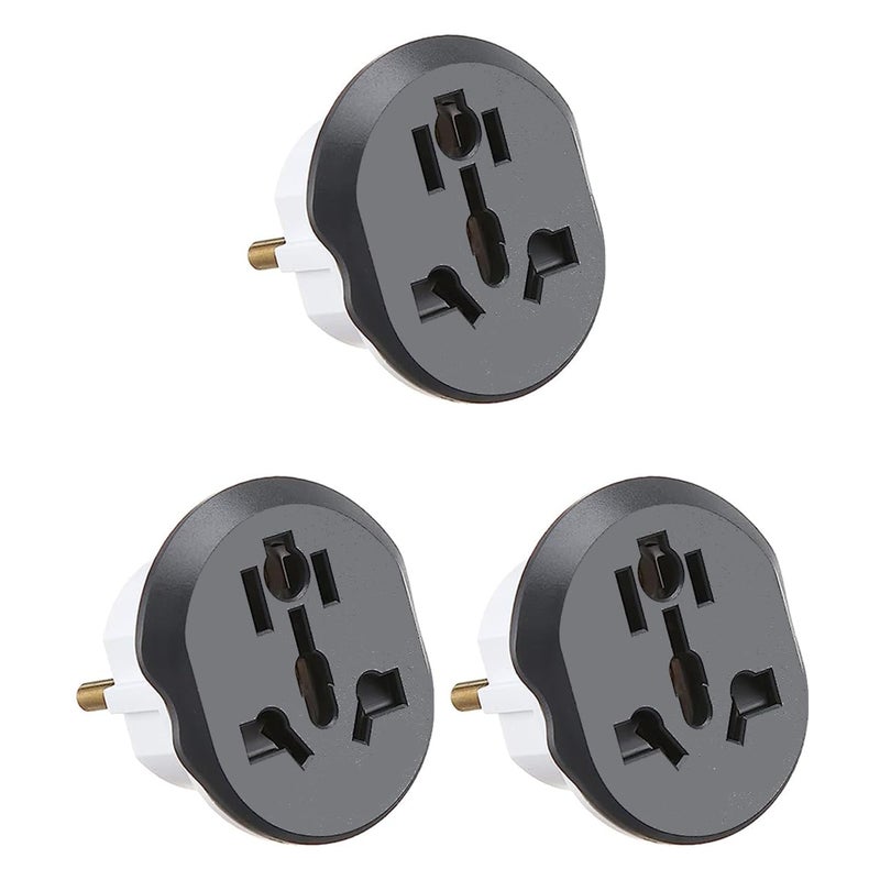 Power Plug Adapter - Power Adapter 220V / 16A - White - 3 Pieces - Image 1