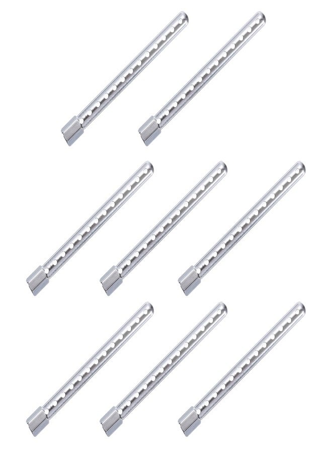 ميكسينيتي MECCANIXITY 8 قطع من دعامات هيكل السيارة RC المصنوعة من سبائك الألومنيوم لهيكل السيارة بمقياس 1/10 لسيارات الزاحف RC 94102 94122 94103 94123 (فضي) - Image 1