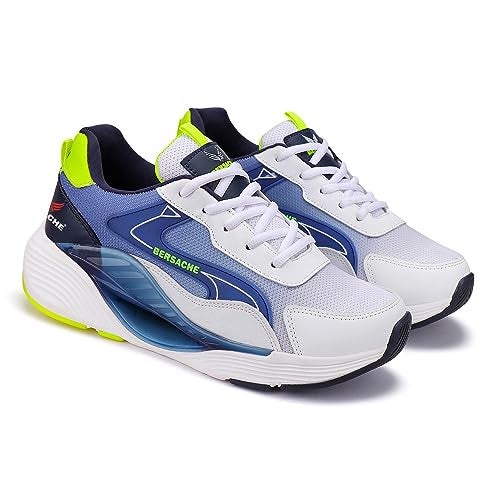 BERSACHE Premium Sports,Gym, Trending, Stylish Running Shoes for Men (Blue), 7 UK - Image 1
