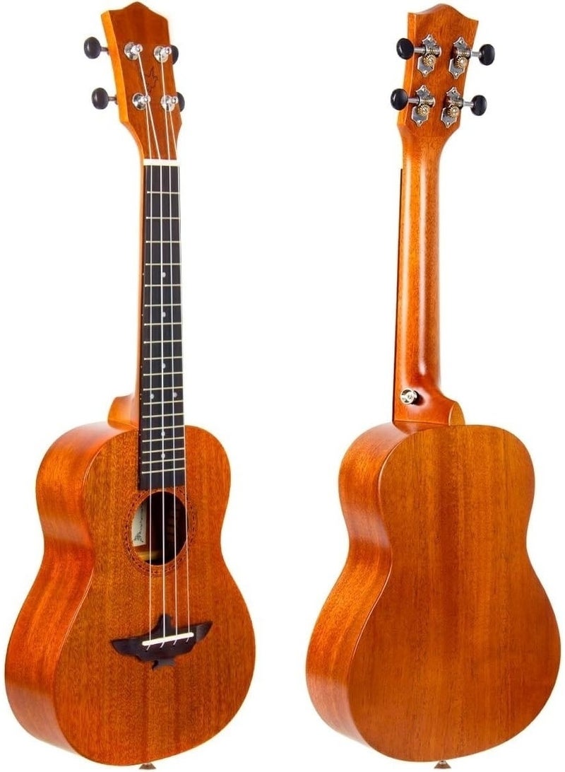 GOGOGO Electric Concert Ukulele, Ukelele 23 Inch Solid Mahogany with Equalizer Uke for Professional Player with Beginner Kit (Gig Bag, Picks, Strap, String, Cleaning Cloth, Starter Manual) - Image 2