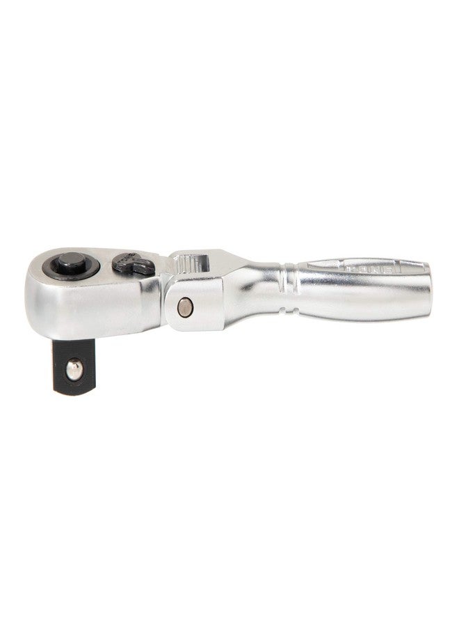TONE Short Ratchet Handle Compact Flex Head (Socket Hold Type) RH3FCHS 3/8" Inch Drive - Image 2