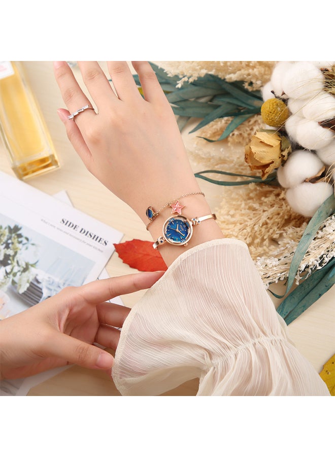 Julius Women's Watch Valentine's Day Gift For Girlfriend Korean Fashion Women's Slim Bracelet Quartz Ladies Watch - Image 3
