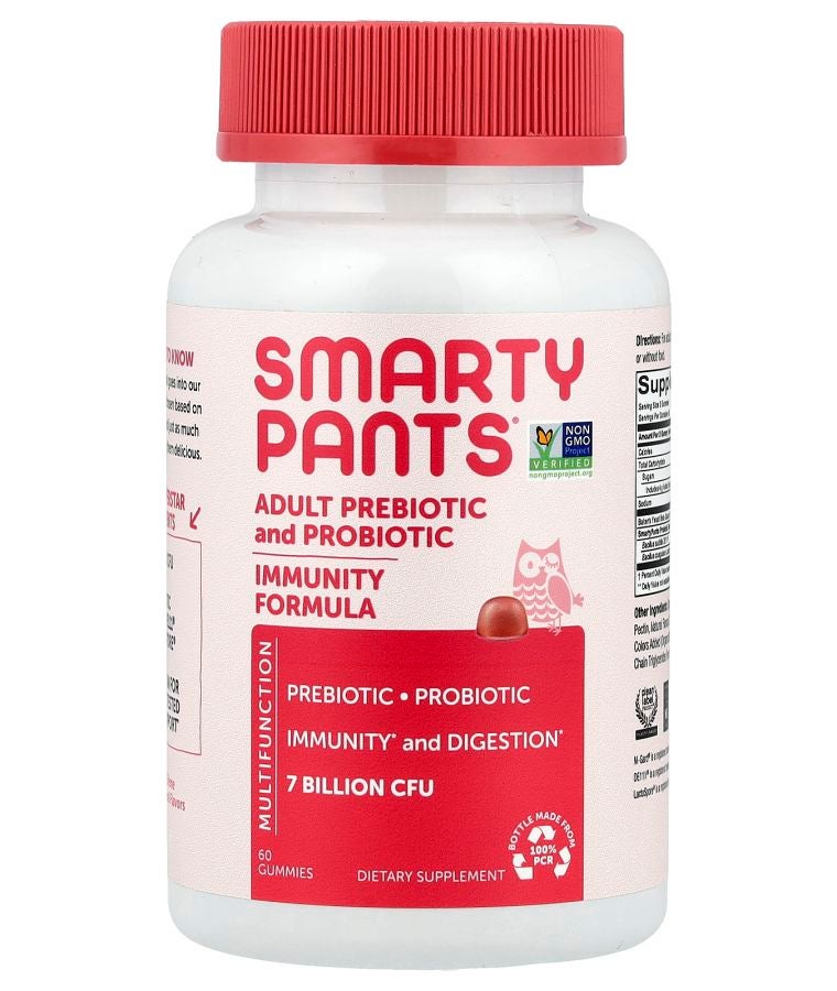 Adult Prebiotic and Probiotic Strawberry Creme 60 Gummies